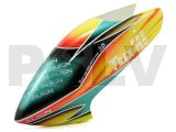 HC4305  Align 450 Pro V2 Painted Canopy (Yellow-Orange)